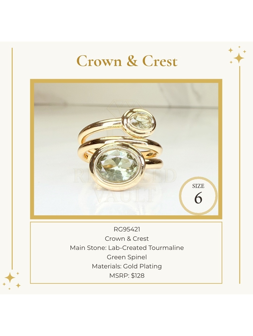 Crown & Crest - Size 6 - OG